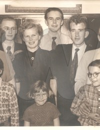 Familien Kristensen ca. 1950